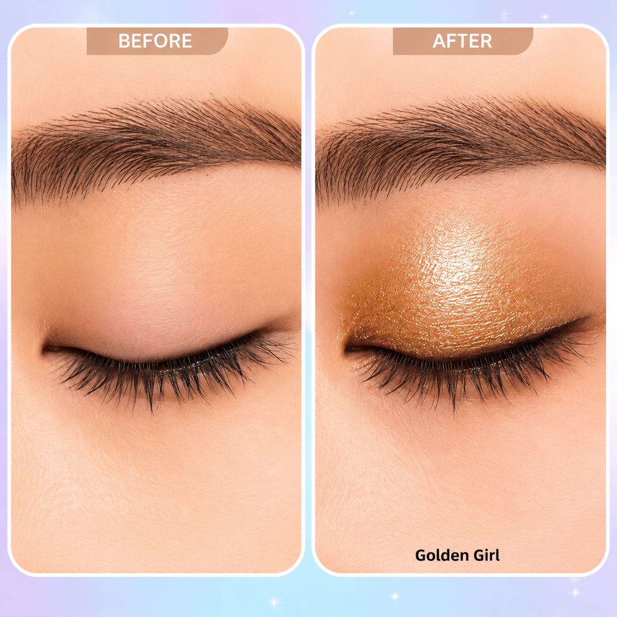 Crystal Jelly Highlight Eye Shadow Stick,Glass-Like Glow In One Swipe