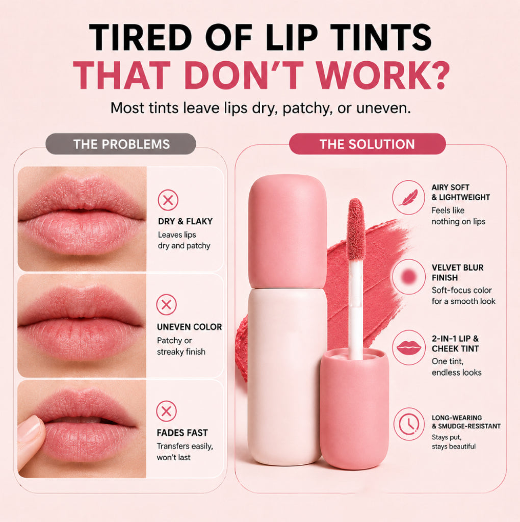 Nude Blur Tint| Soft Matte Lip Gloss