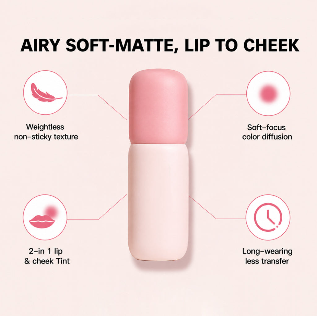 Nude Blur Tint| Soft Matte Lip Gloss