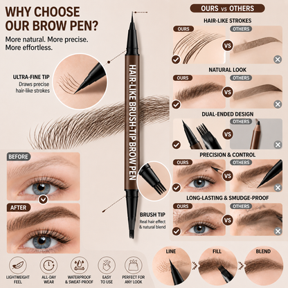 Long-Lasting Natural Eyebrow Pencil
