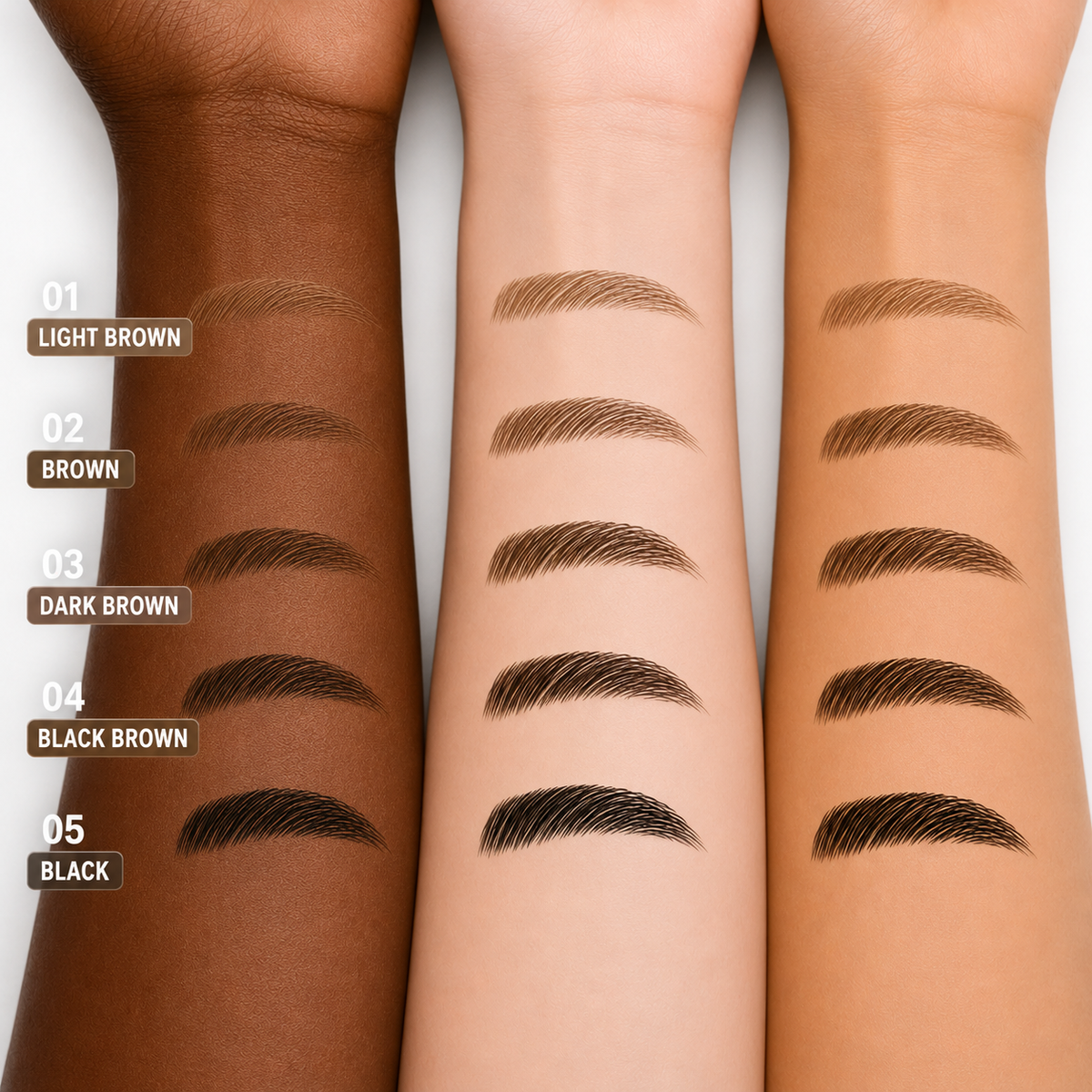 Long-Lasting Natural Eyebrow Pencil